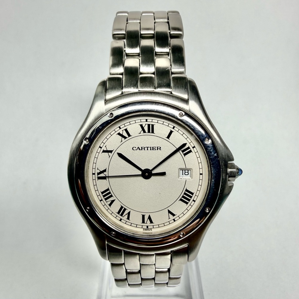 CARTIER PANTHERE COUGAR Quartz 34mm Steel Watch